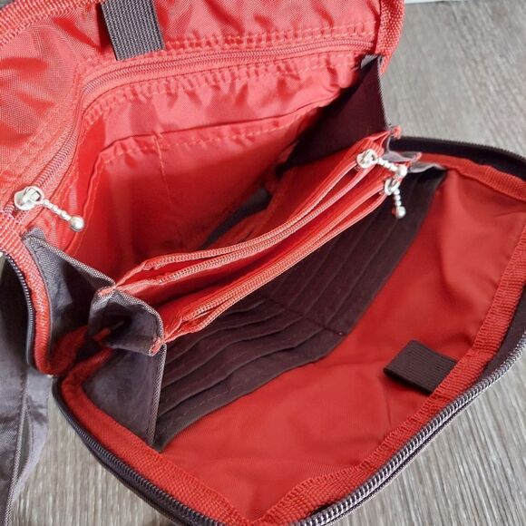 Baggallini Brown Nylon Crossbody Bag Convertible - Picture 5 of 8